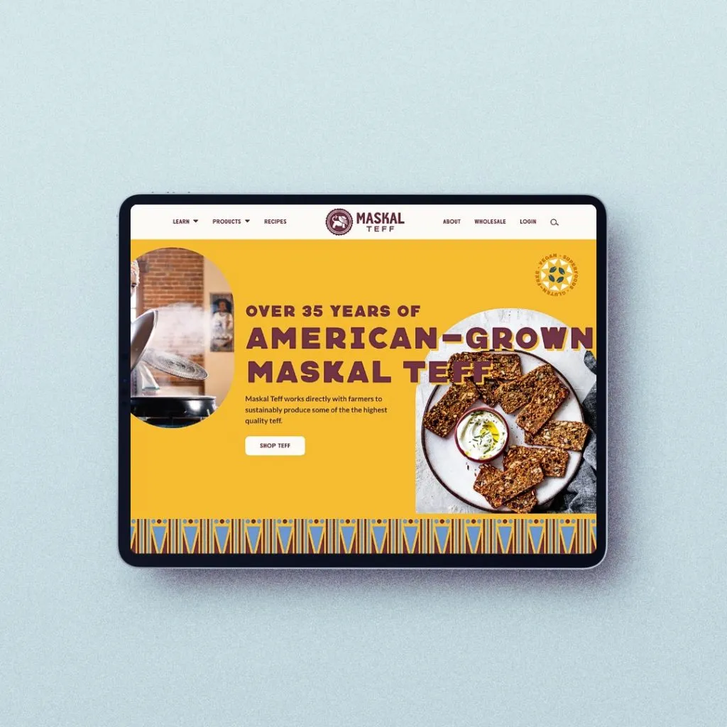The Teff Company website