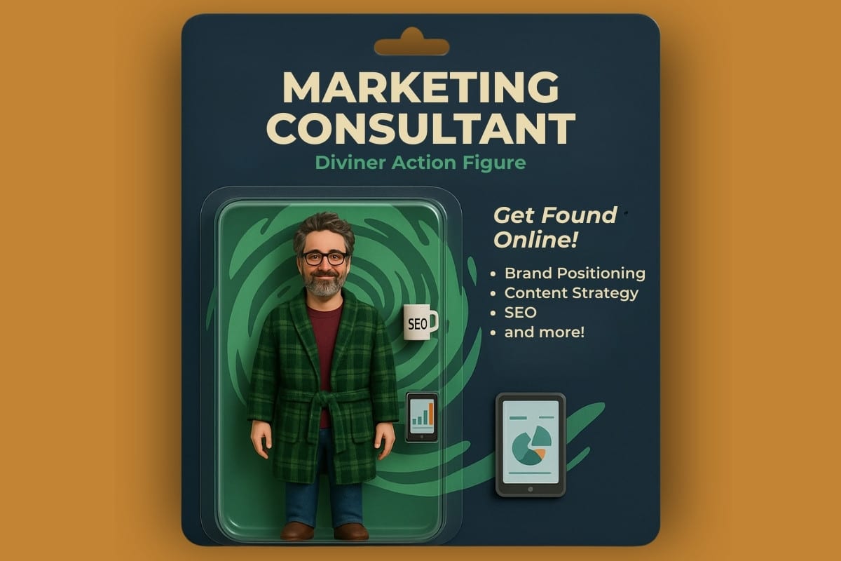 Marketing consultant Portland, OR Diviner action figure
