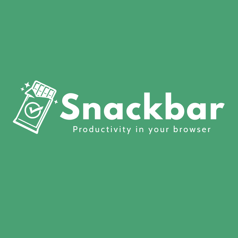Snackbar Chrome extension preview
